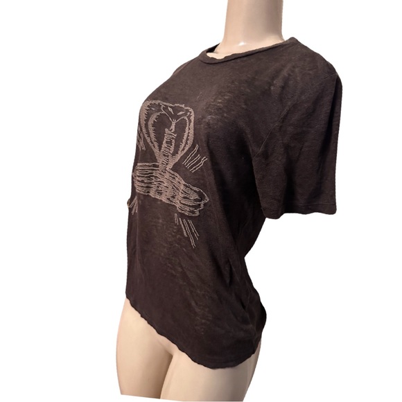 Vintage Free People Heirloom Knit Snake Charmer Top Small - Picture 3 of 9